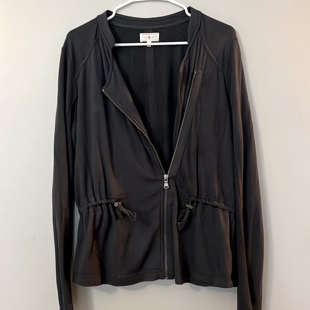 Lou & Gray Off Center Zip Up